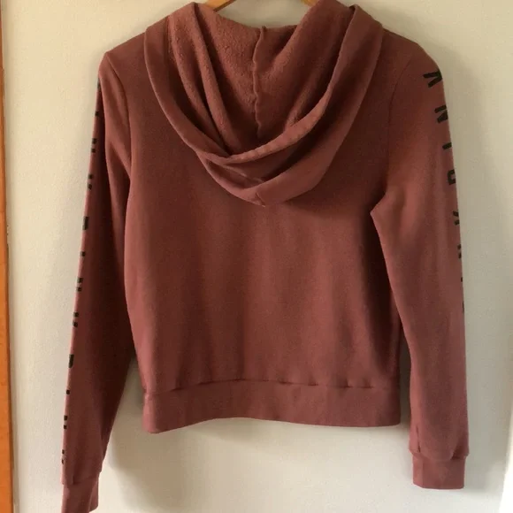 PINK Victoria's Secret Mauve Pullover Hoodie Sweater - Picture 6 of 7